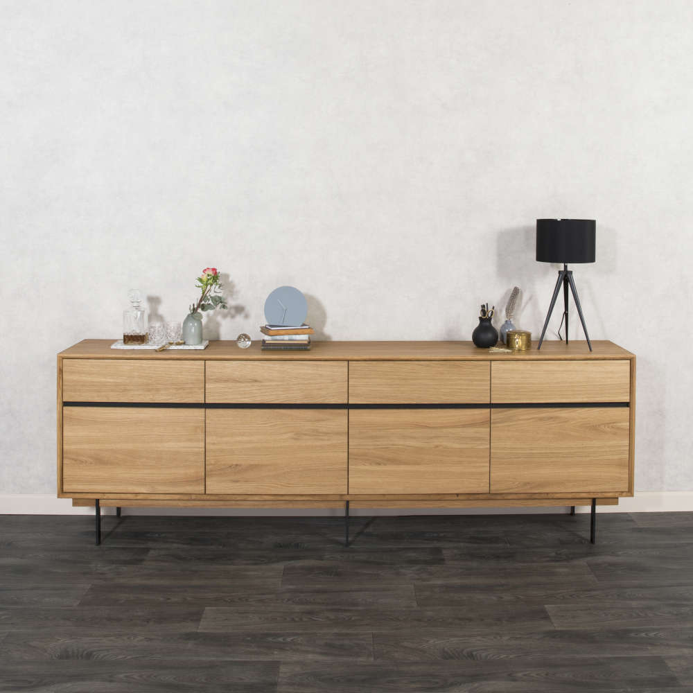 Kristensen and Kristensen Elegant Custom Sideboard With 4 Doors and 4 Drawers