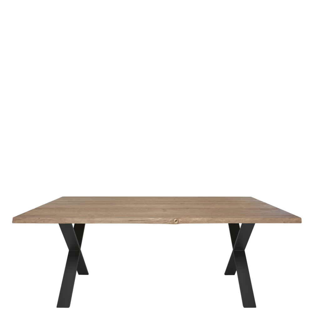 Kristensen and Kristensen Forest Custom Dining Table With X Leg