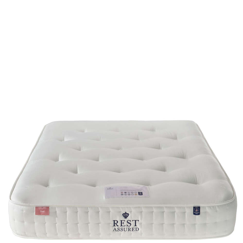 rest assured tilbury wool tufted mattress