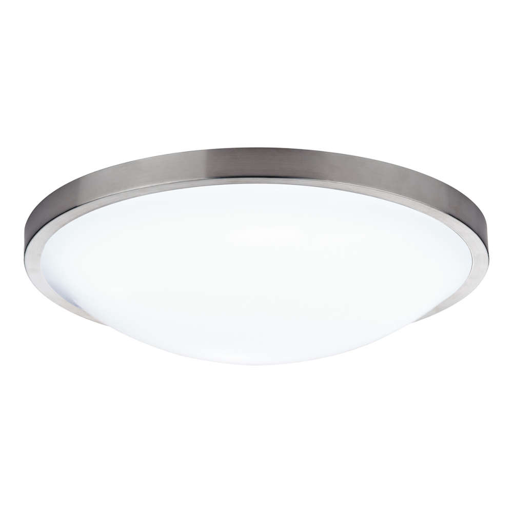 där Dover Bathroom Flush Satin Chrome Opal Acrylic IP44