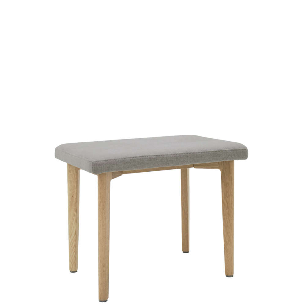 Marlow Dressing Stool With Grey Cushion