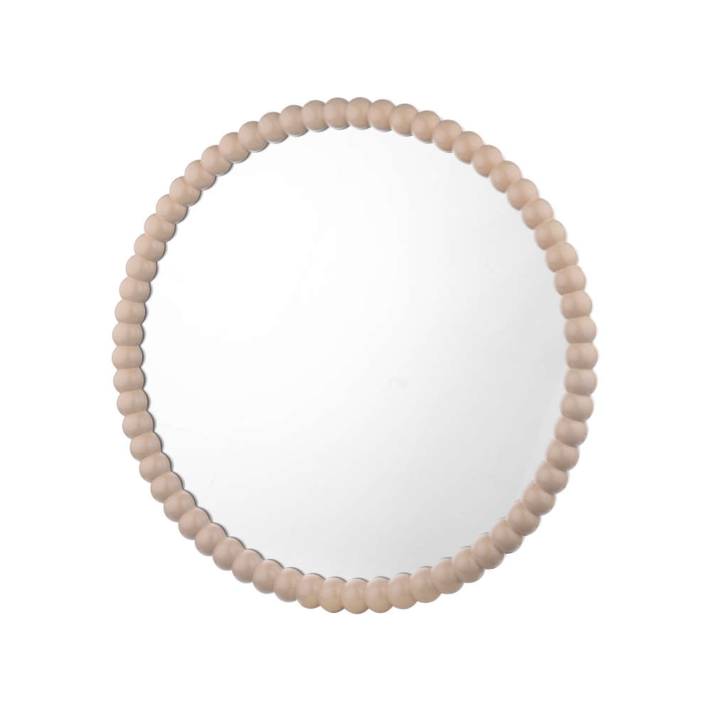 där Ruan Round Mirror 70cm Cream