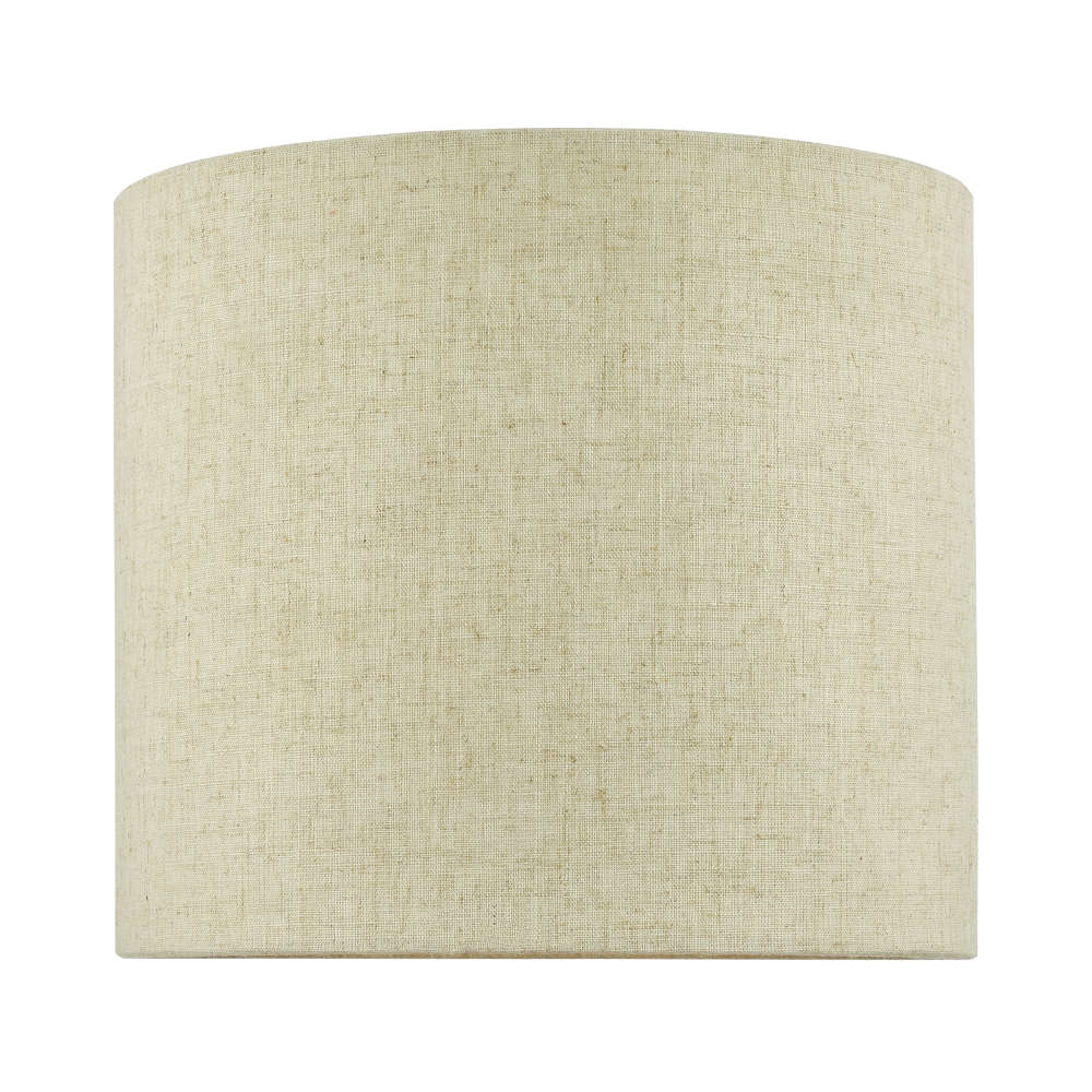 där Jayden Natural Linen Drum Shade 25cm